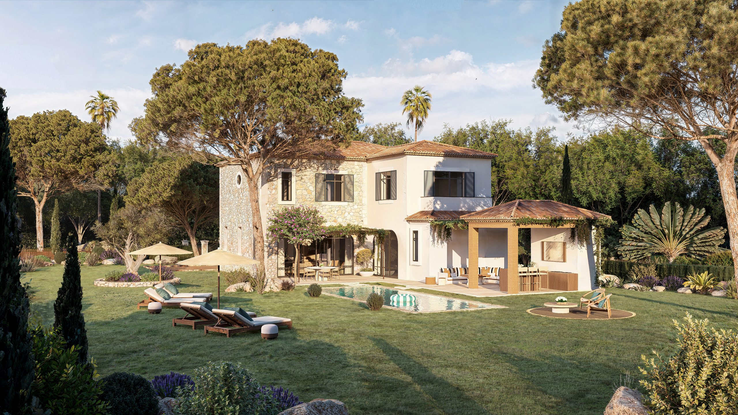 Modélisation 3D d'un projet de résidence privée Saint-Tropez - Image 2