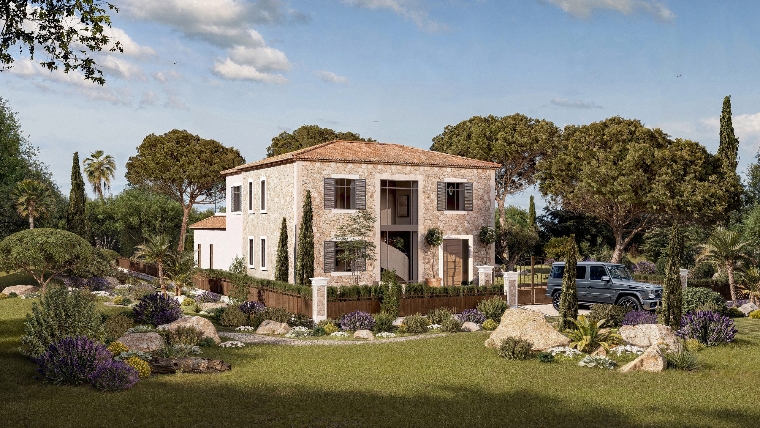 Modélisation 3D d'un projet de résidence privée Saint-Tropez - Image 3