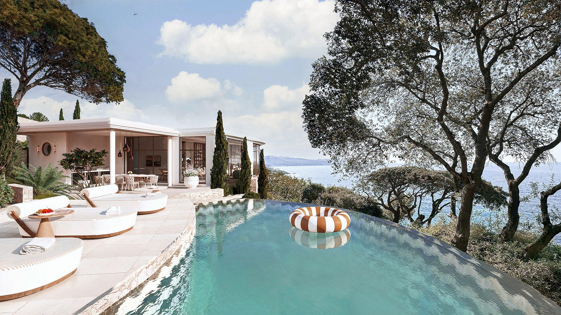 Modélisation 3D d'un projet de villa moderne dans les parcs de Saint-Tropez - Image 2