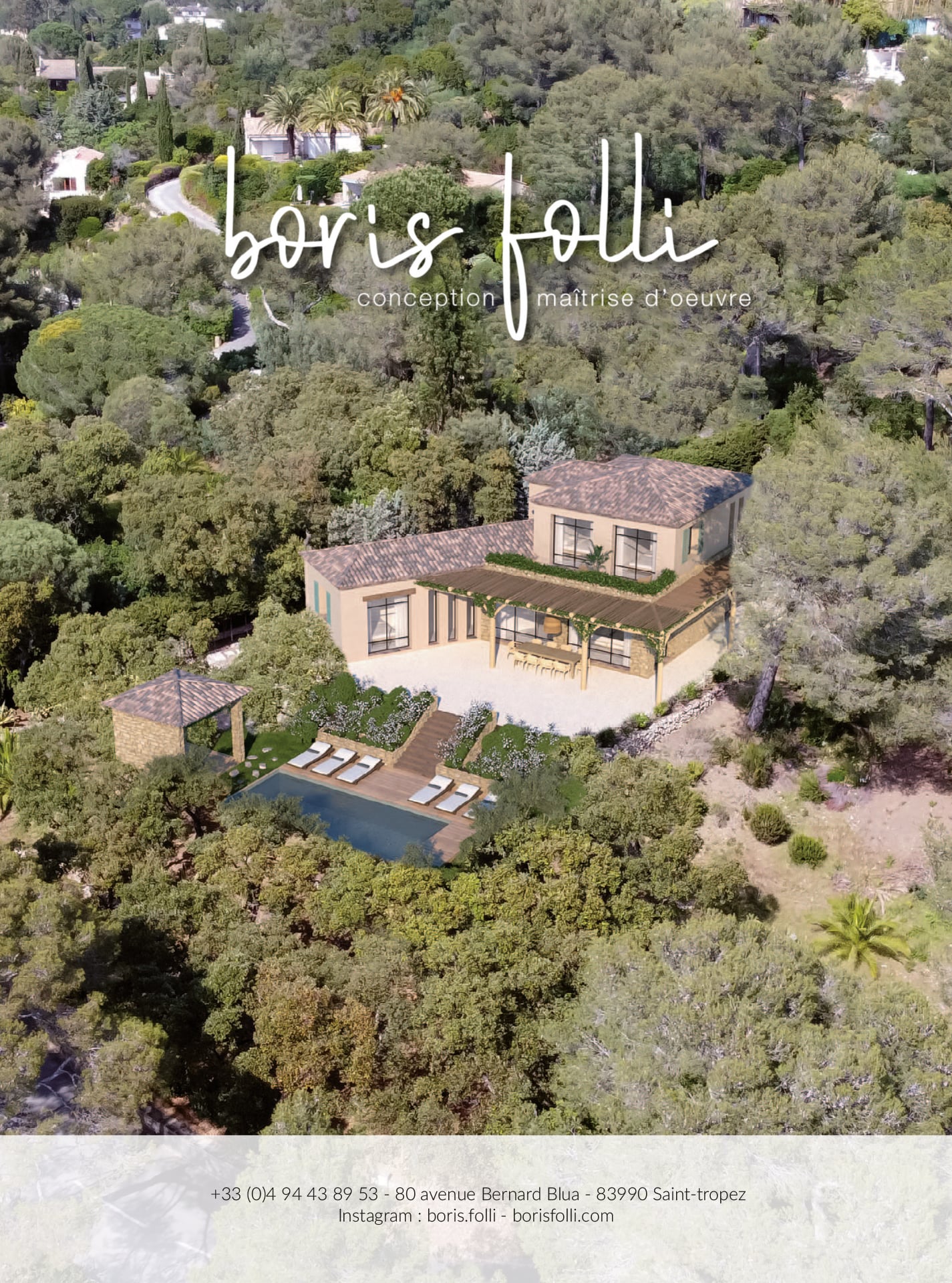 Article Boris Folli - Conception et Maîtrise d'oeuvre - Saint-Tropez