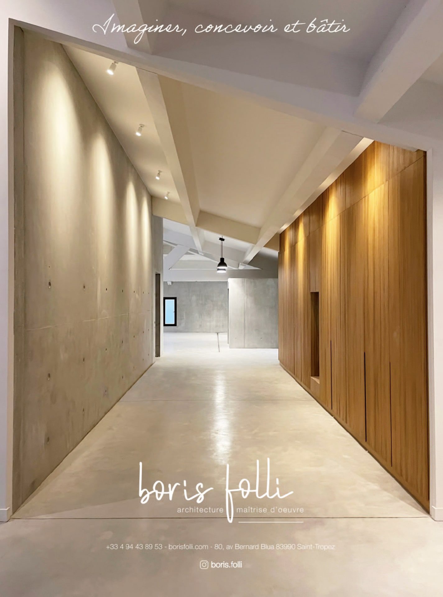 Article Boris Folli - Conception et Maîtrise d'oeuvre - Saint-Tropez