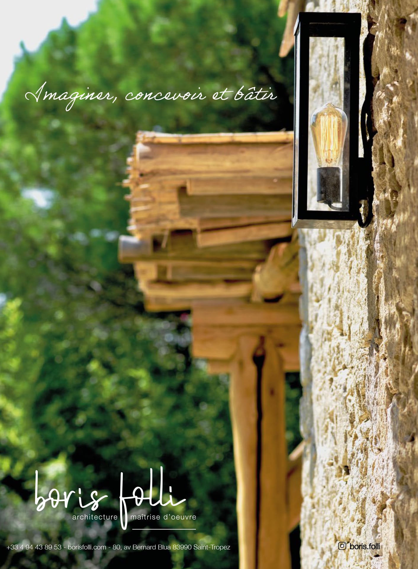 Article Boris Folli - Conception et Maîtrise d'oeuvre - Saint-Tropez