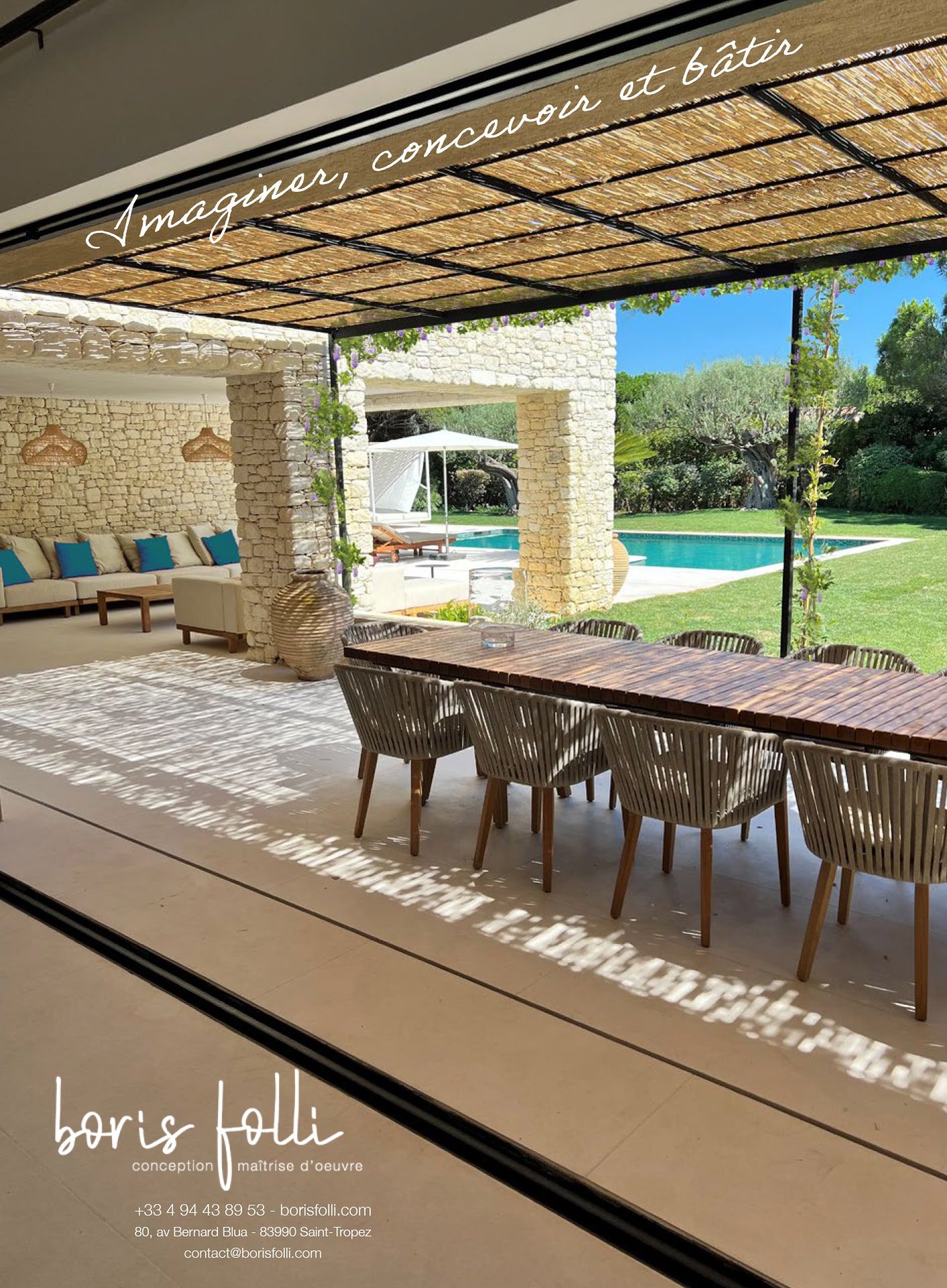 Article Boris Folli - Conception et Maîtrise d'oeuvre - Saint-Tropez