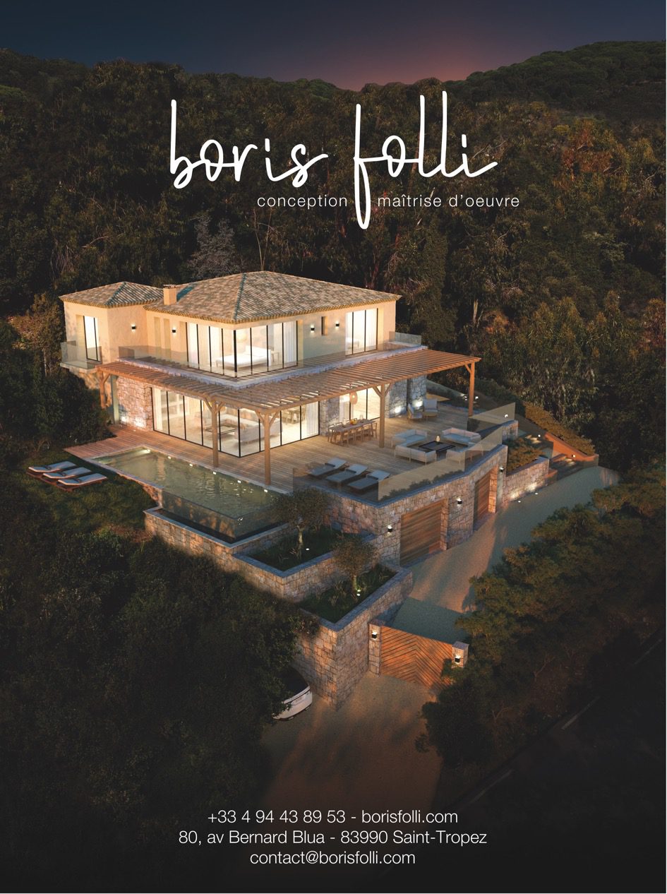 Article Boris Folli - Conception et Maîtrise d'oeuvre - Saint-Tropez