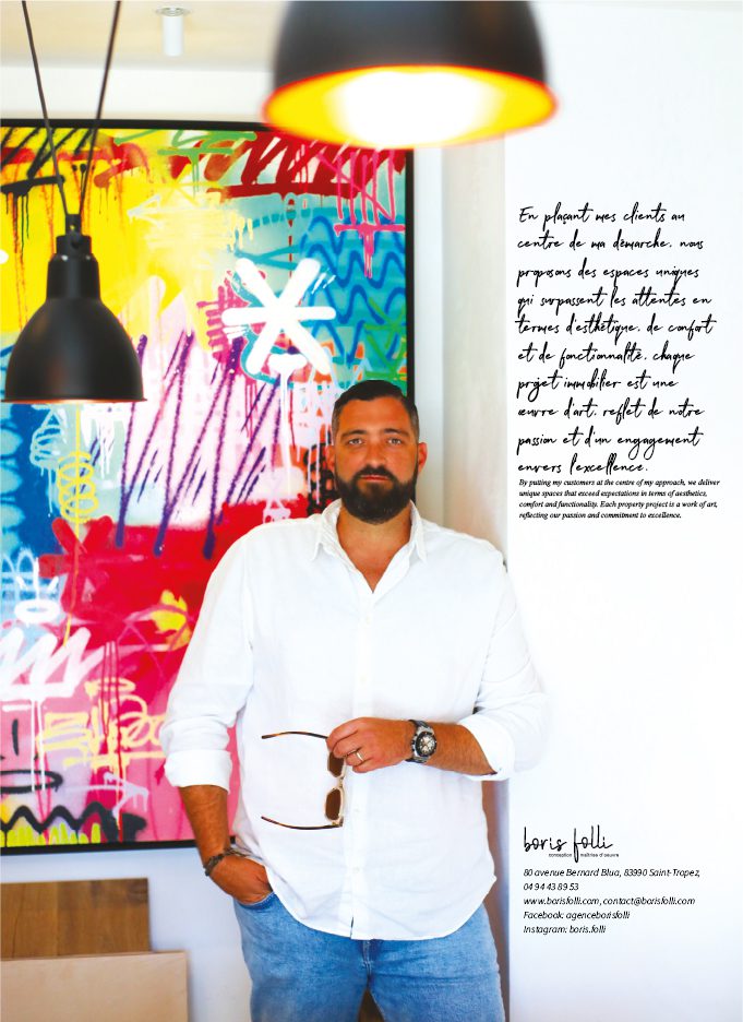Article Boris Folli - Conception et Maîtrise d'oeuvre - Saint-Tropez