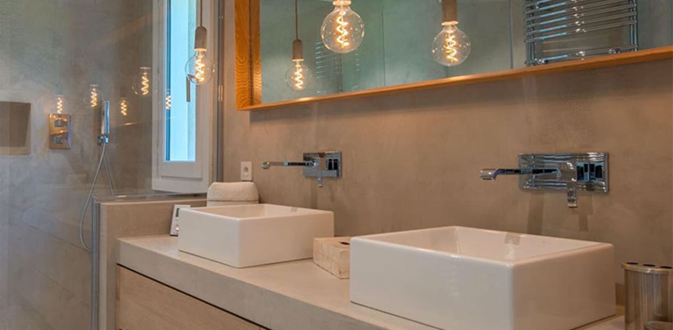 Photo de détails architecturaux beige de réalisation 8 - Agence Boris Folli - Architecture des Caps