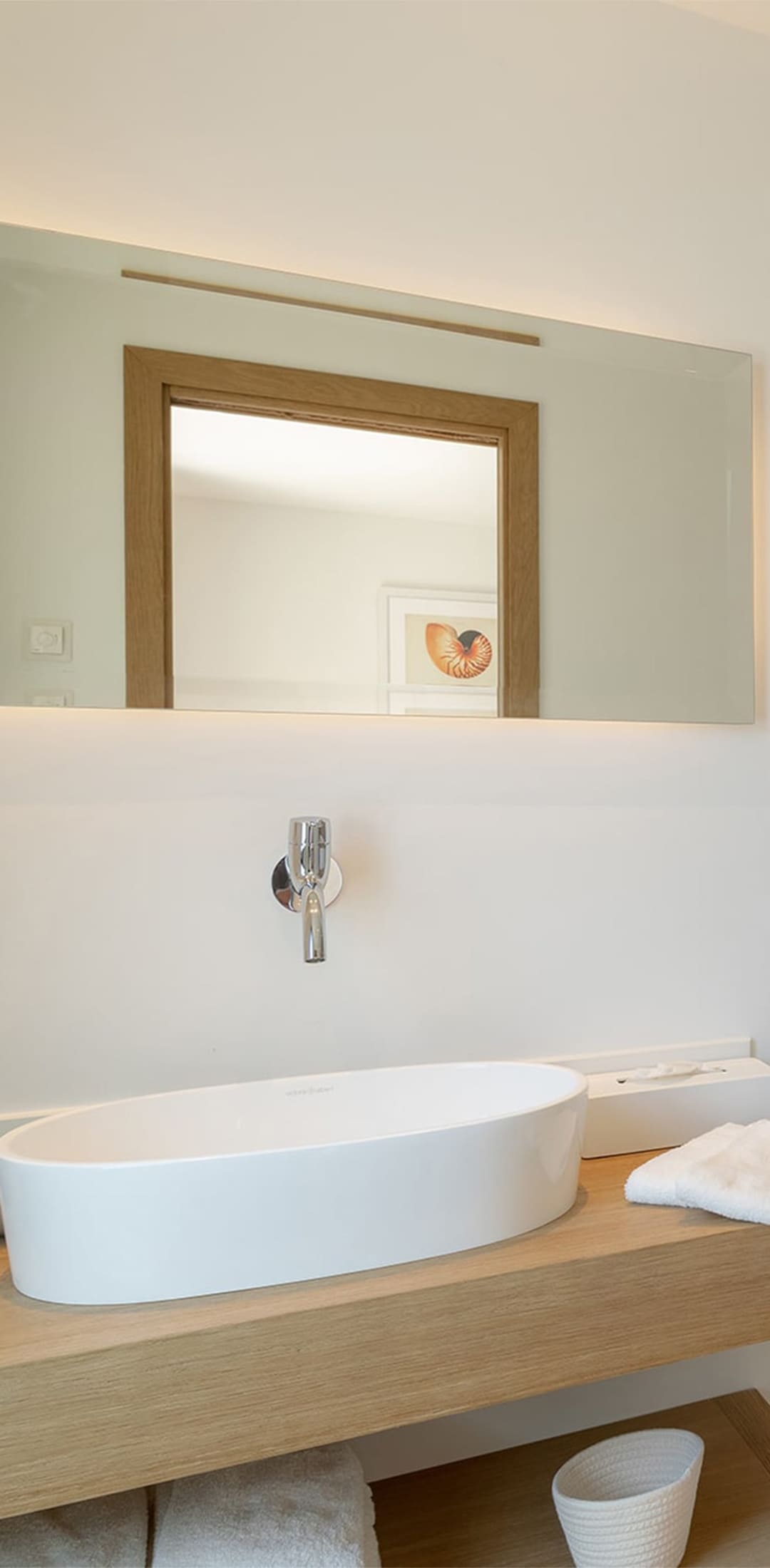 Photo de détails architecturaux beige de réalisation 9 - Agence Boris Folli - Architecture des Caps