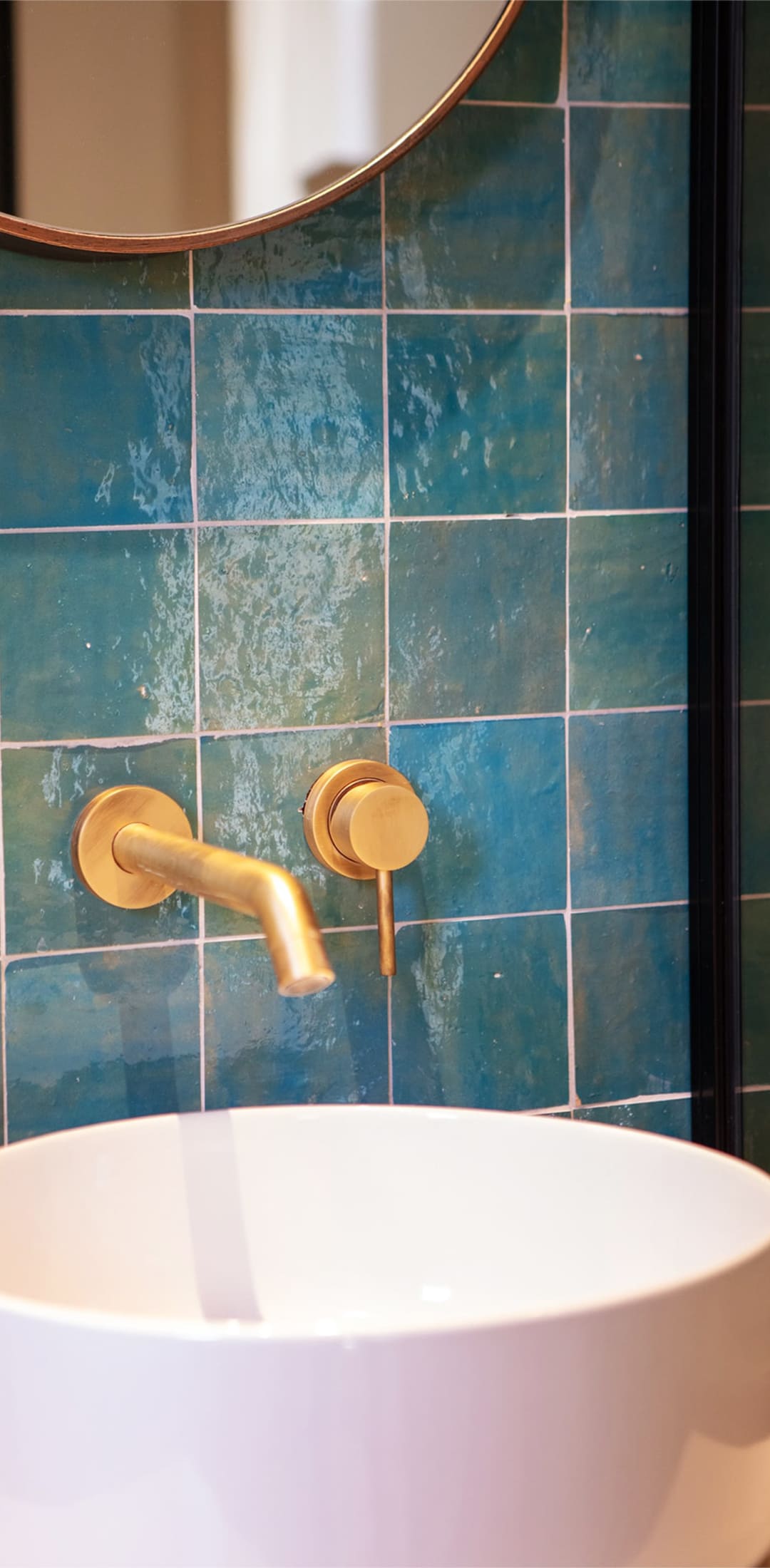 Photo de détails architecturaux bleu de réalisation 2 - Agence Boris Folli - Architecture des Caps