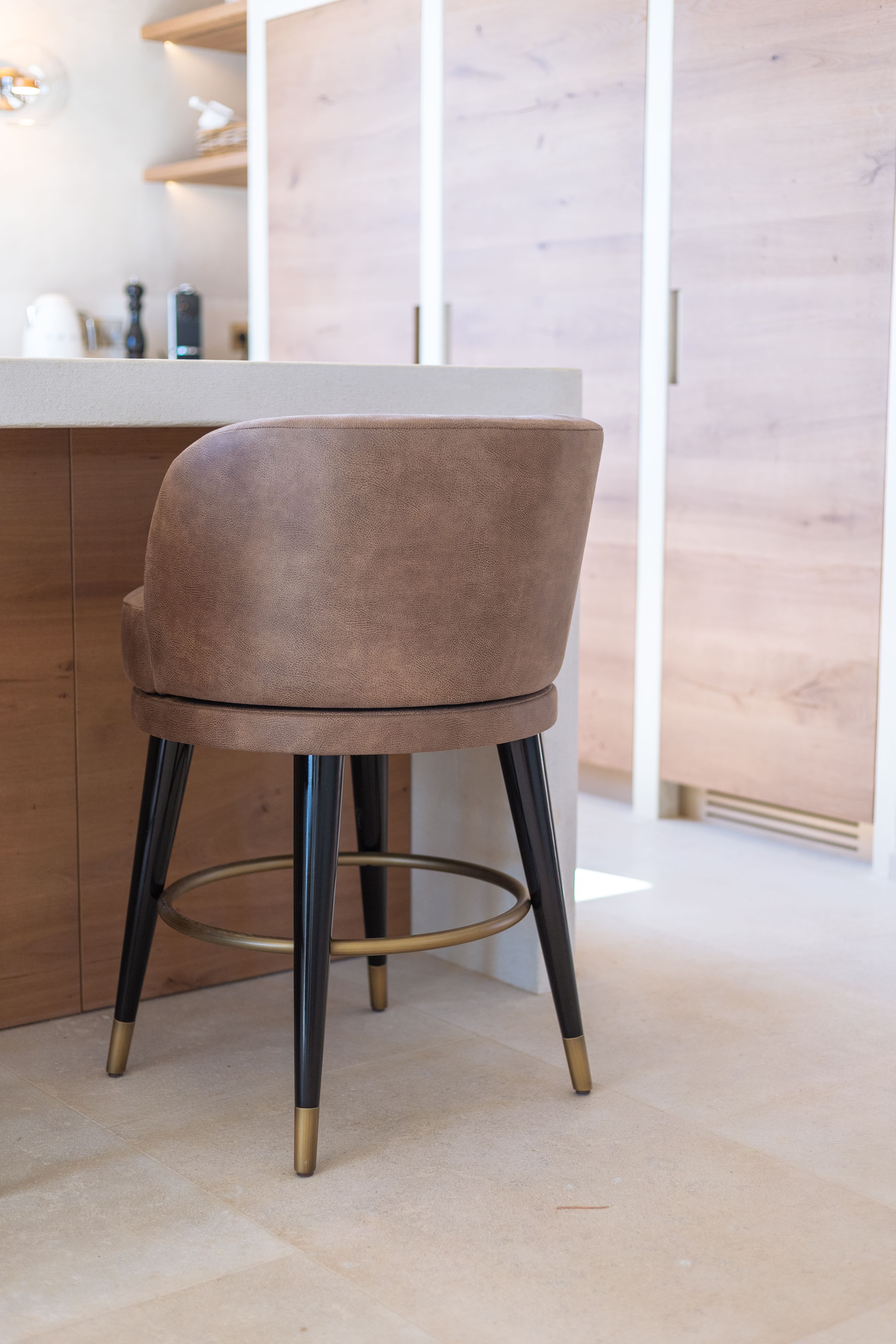 Photo de détails architecturaux marron de réalisation 4 - Agence Boris Folli - Architecture des Caps