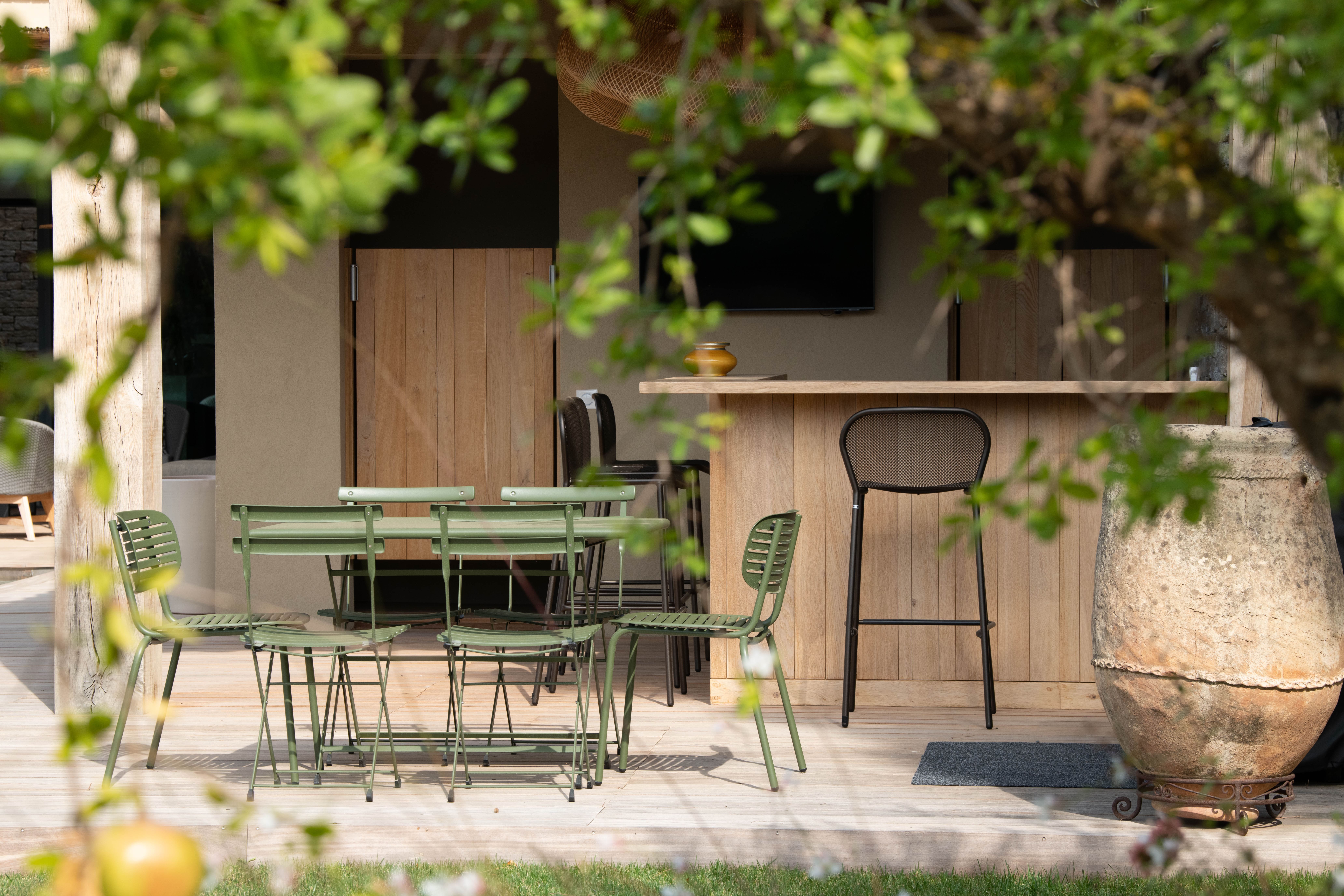 Photo de détails architecturaux vert de réalisation 3 - Agence Boris Folli - Architecture des Caps