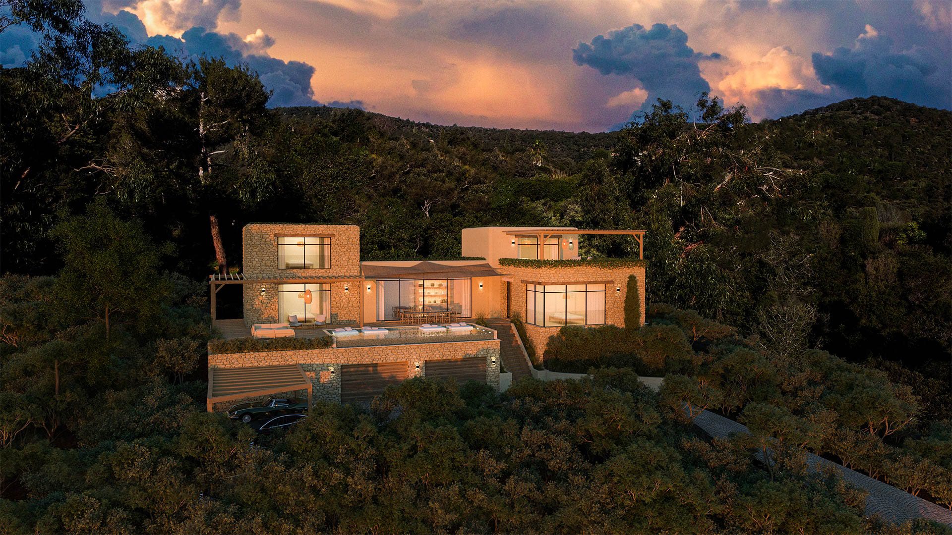 Modélisation 3D d'un projet de résidence privée Saint-Tropez - Image 2
