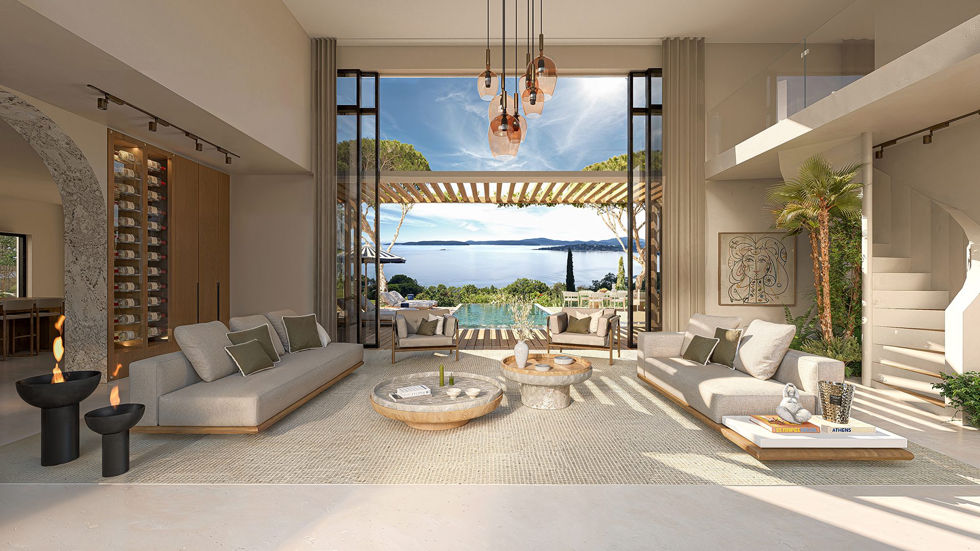 Modélisation 3D d'un projet de Demeure provençale à Saint-Tropez - Image 1