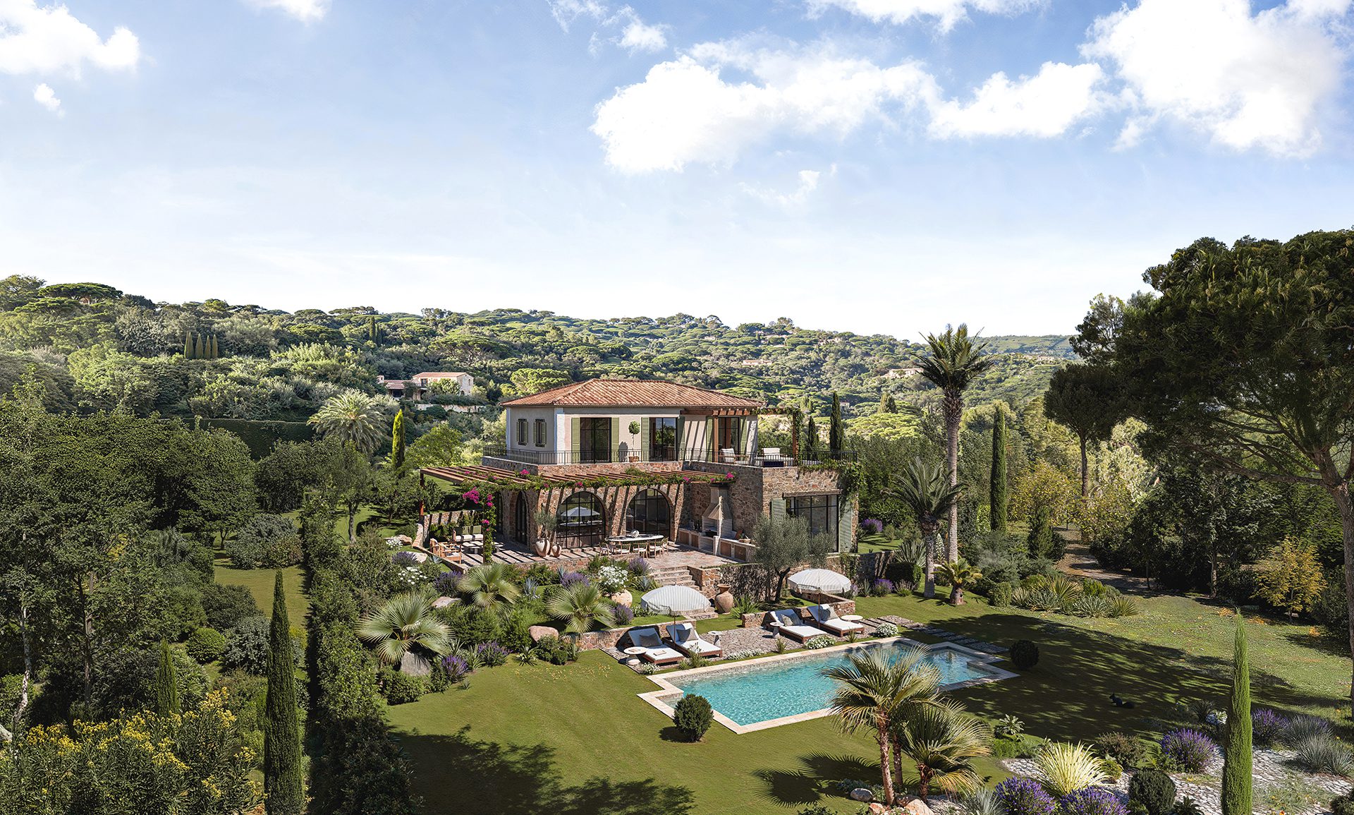 Modélisation 3D d'un projet de Refuge Méridional à Saint-Tropez - Image 2