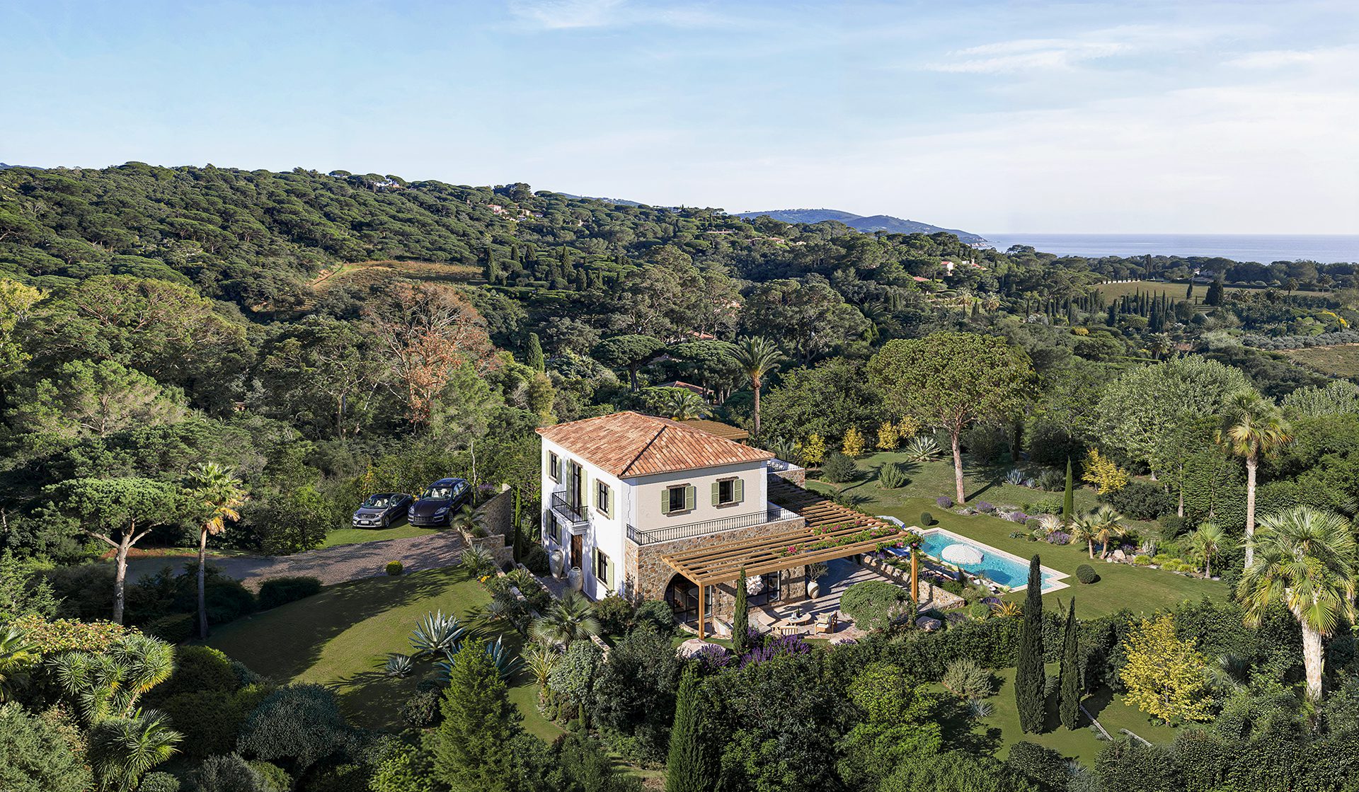 Modélisation 3D d'un projet de Refuge Méridional à Saint-Tropez - Image 3