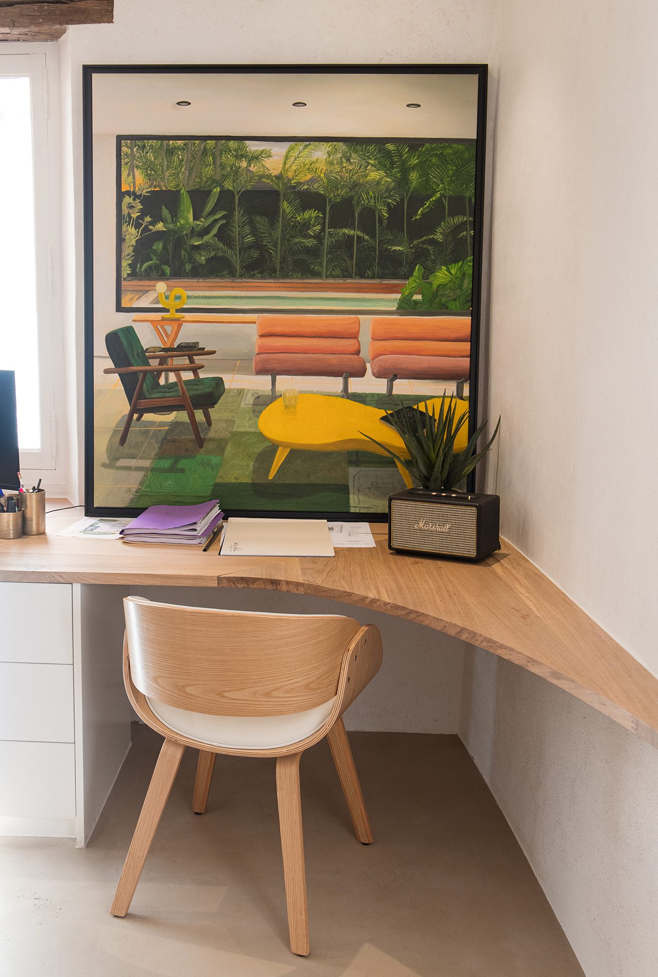 Amménagement intérieur de bureaux commerciaux à Gassin pour l'agence Boris Folli conception et maîtrise d'oeuvre Saint-Tropez et Architecture des Caps Gassin - Image 7