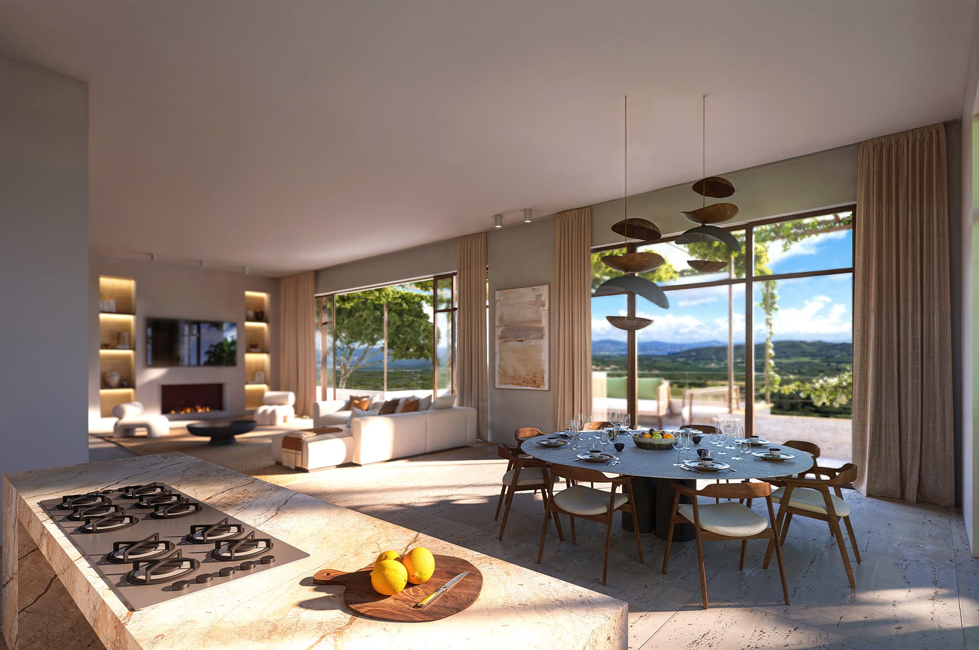 Modélisation 3D d'un projet de mas méditérranéen à La Croix Valmer - Image 2