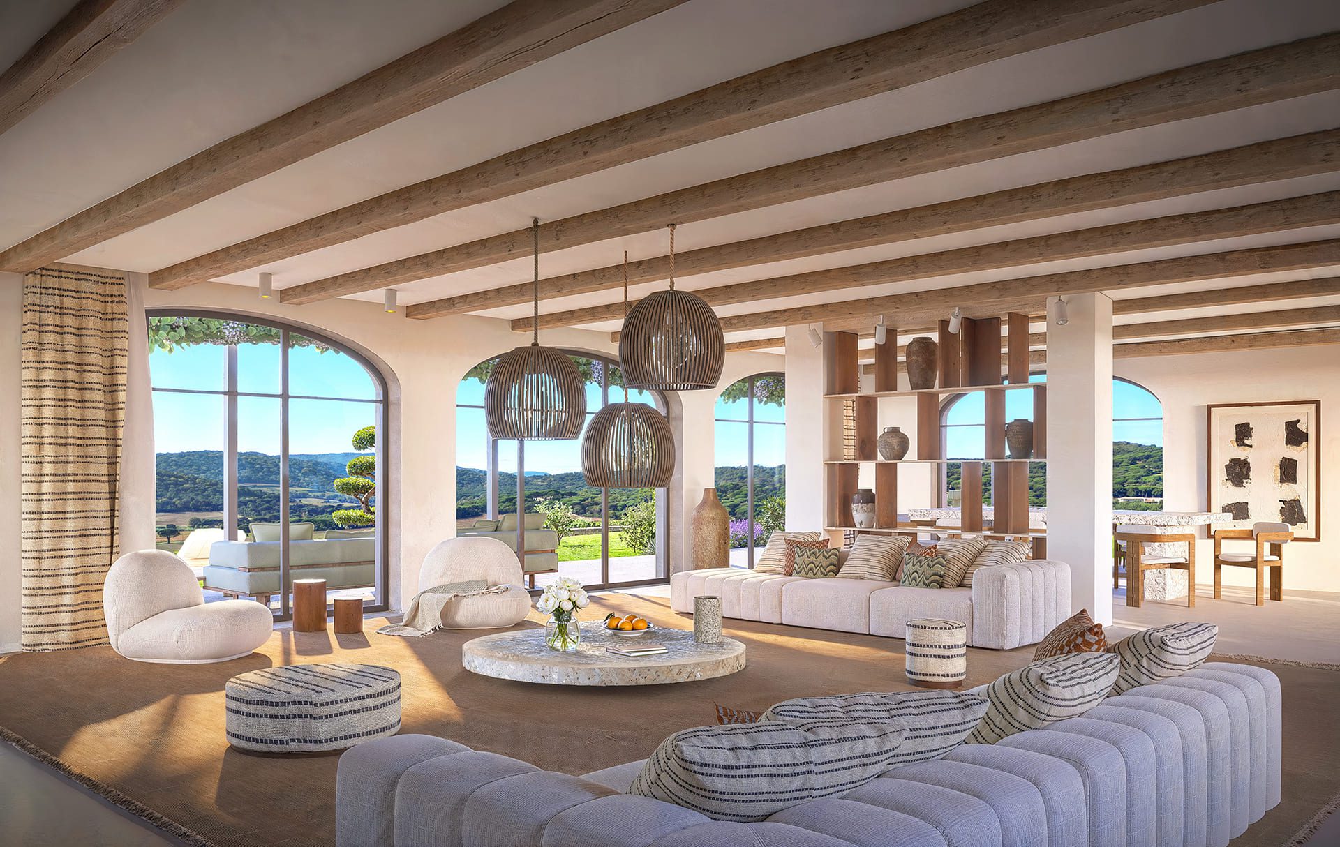 Modélisation 3D d'un projet de demeure sur les cimes à Ramatuelle - Image 3