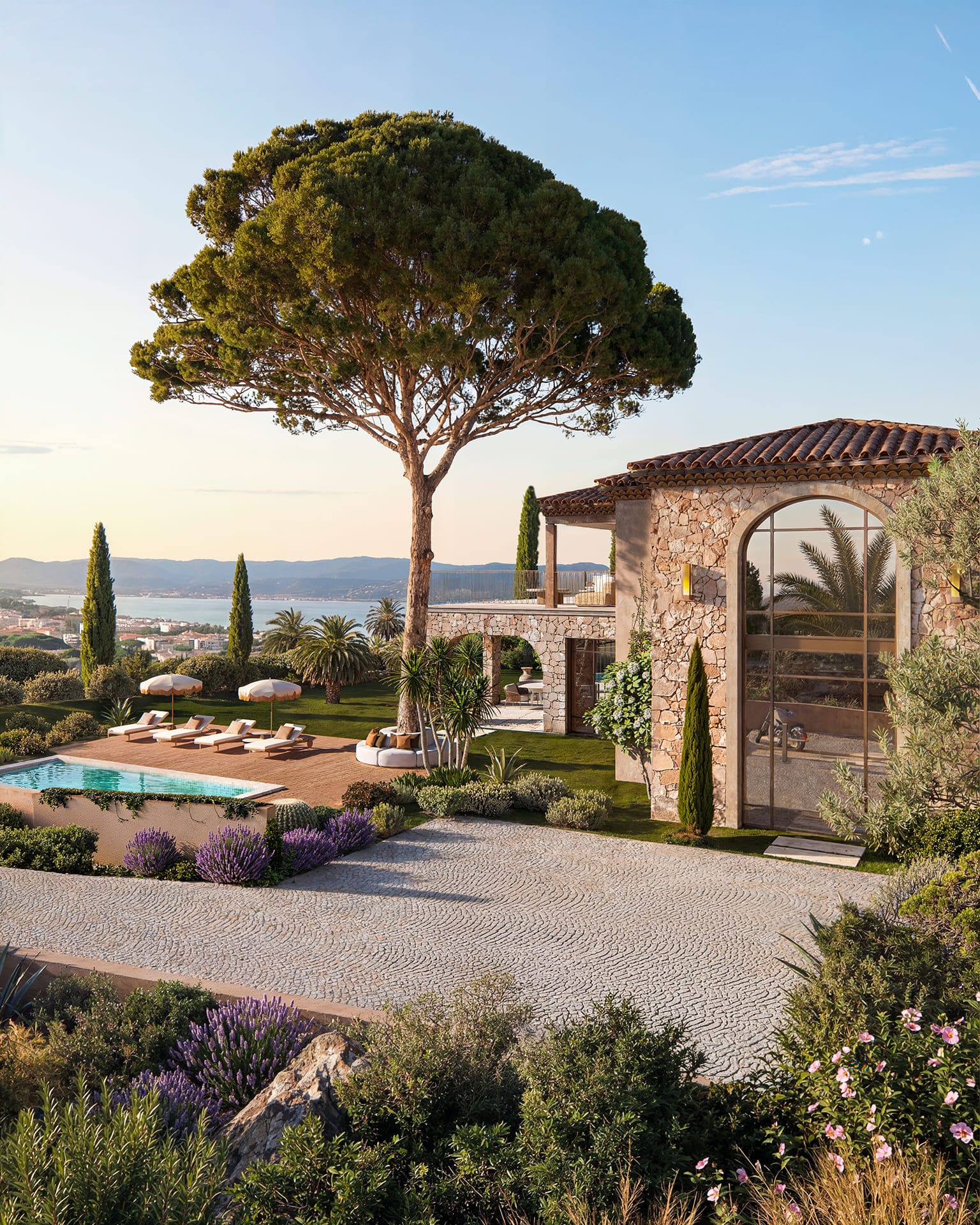 Modélisation 3D d'un projet de propriété d'exception à Saint-Tropez - Image 1