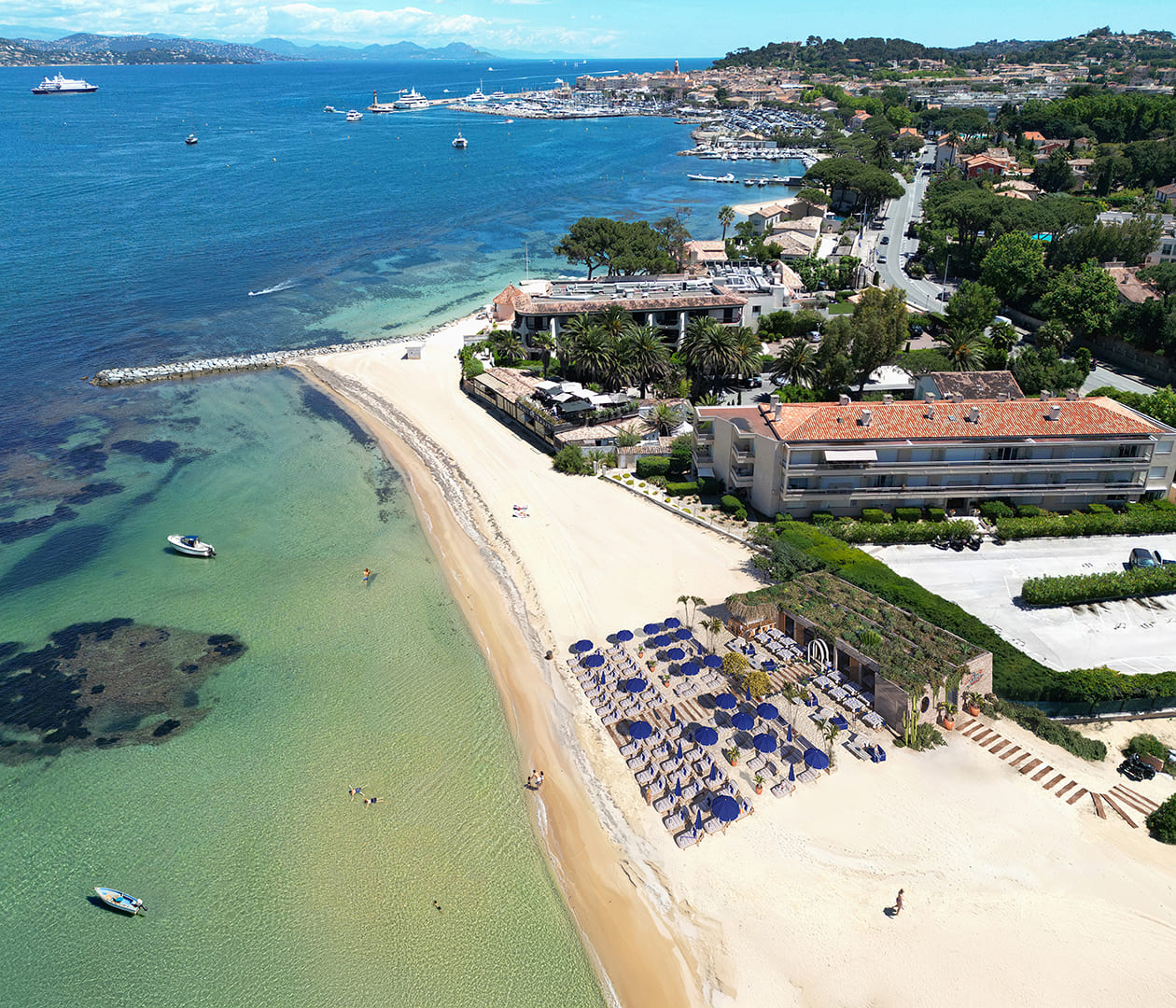 3D architectural rendering of Private Beach in Saint-Tropez - Image 2