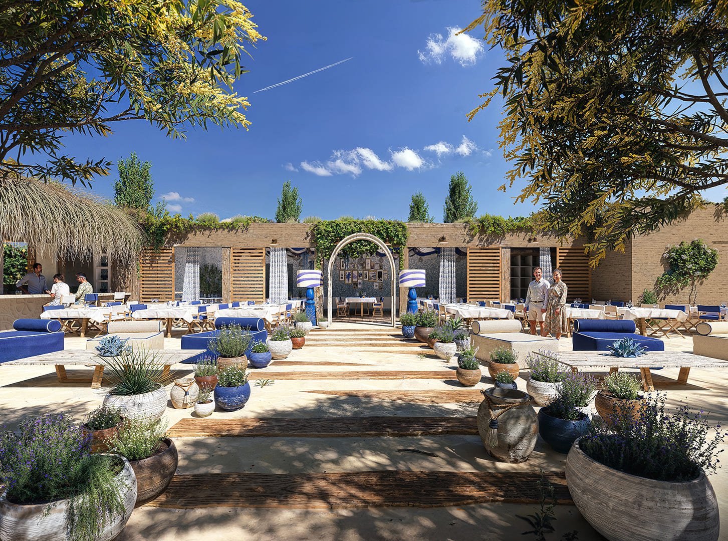 3D architectural rendering of Private Beach in Saint-Tropez - Image 1